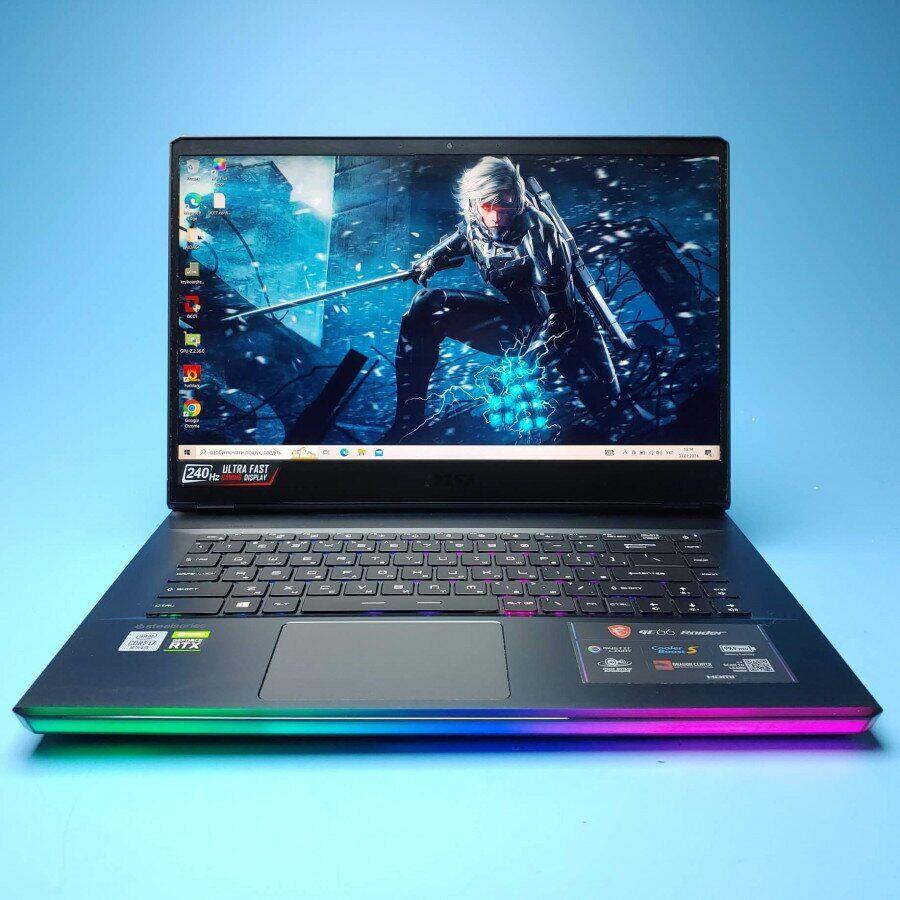 Б/в Ігровий ноутбук MSI GE66 Raider 10SGS 15.6" 1920x1080| i7-10750H| 32GB RAM| 1000GB SSD| RTX 2080 Super 8GB