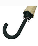 Парасолька-тростина жіноча Zilner ZIL-203 напівавтомат на 16 спиць з бежевою облямівкою (88922G-E) Зелений, фото 7