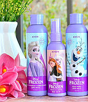 Дитячий парфумно-косметичний набір для дівчинки Avon Frozen з 3-х продуктів (Ейвон фрозен)