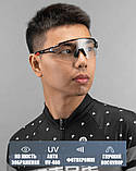 Сонцезахисні окуляри RockBros-10174 фотохромна захисна лінза з діоптріями svitloochey, фото 7