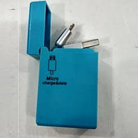 Шнур microUSB-USB M10 зажигалка. Кабель для зарядки. Зарядный шнур l