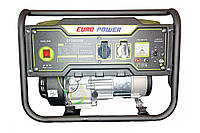 Генератор бензиновый Europower EP3900DX 3.2 - 3.5 кВт с ручным пуском на ножках. с баком 10 литров l