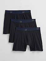 Набор трусов Gap Logo Boxer Briefs (3-Pack) True Navy - S