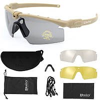 Солнцезащитные тактические ударопрочные очки Daisy X11 койот с поляризацией svitloochey