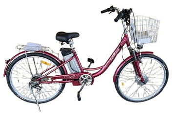 Електровелосипед KelbBike 26" 250W+PAS Червоний