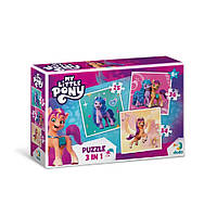 Детские Пазлы 3 в 1 My Little Pony "Иззи и Санни" DoDo 200385 от PolinaToys