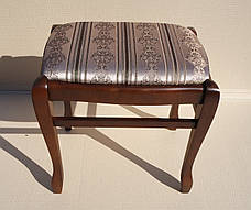 Банкетка дерев'яна Гармонія 45 см Fusion Furniture, колір горіх, фото 3