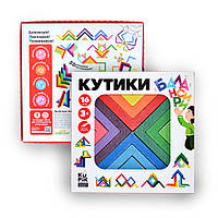 Развивающая игрушка-балансир "Уголки" Kupik 900095, 16 элементов от PolinaToys