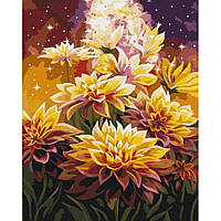 Картина по номерам "Космические цветы" © Anna Steshenko Brushme BS53568 40х50 см от PolinaToys