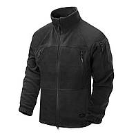 Кофта флисовая Helikon-Tex Stratus Jacket, цвет Black, размер XS: комфорт и тепло для вашего повседневного