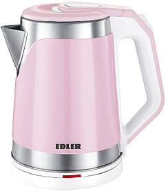 Електрочайник рожевий, 1.8 л, 1500 Вт, Edler EK8256