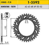 Мотозвезда задня Sunstar SS 1-3592-48 Yamaha WR250, Yamaha YZ125, Yamaha YZ450,Yamaha TT-R230,Yamaha YZ250