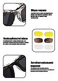 Сонцезахисні тактичні окуляри Daisy X7 Піксель  4 змінні лінзи svitloochey, фото 9
