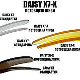 Сонцезахисні тактичні окуляри + 7 комплектів лінз Daisy X7-X олива товщина лінз 2 мл-збільшена товщина svitloochey, фото 3