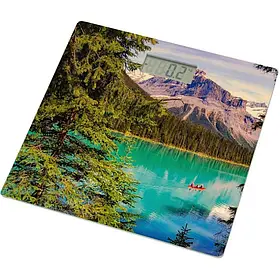 Ваги персональні підлогові до 180 кг Grunhelm BES-MOU сенсорні із загартованого скла автовідключення