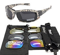 Солнцезащитные очки + 7 комплектов линз Daisy X7-X пиксель толщина линз 2 мл-увеличинная толщина svitloo