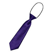 Детский галстук Gofin Однотонный Темно-Фиолетовый Fgnd-2216