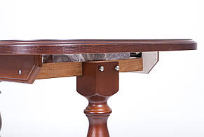 Стіл обідній розкладний Аврора Fusion Furniture, колір горіх світлий, фото 4