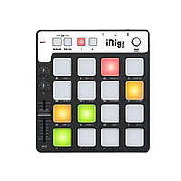 Портативний MIDI-контролер (клавіатура) IK Multimedia iRig Pads для iOS та Mac/PC з Lightning та USB-C, 16 педів та підсвічування