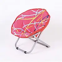 Складной туристический походной стул со спинкой XY-8013 Кресло круглое для кемпинга. рыбалки. отдыха l
