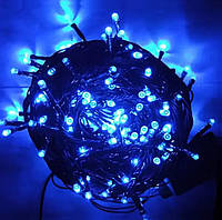 Новогодняя уличная гирлянда диод RD-9029 цвет ламп синий провод черный 2 м 200 LED светодиодные нити n