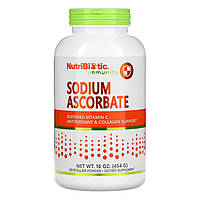 Аскорбат натрия Буферизированный витамин С Nutribiotic Sodium Ascorbate Powder 454g