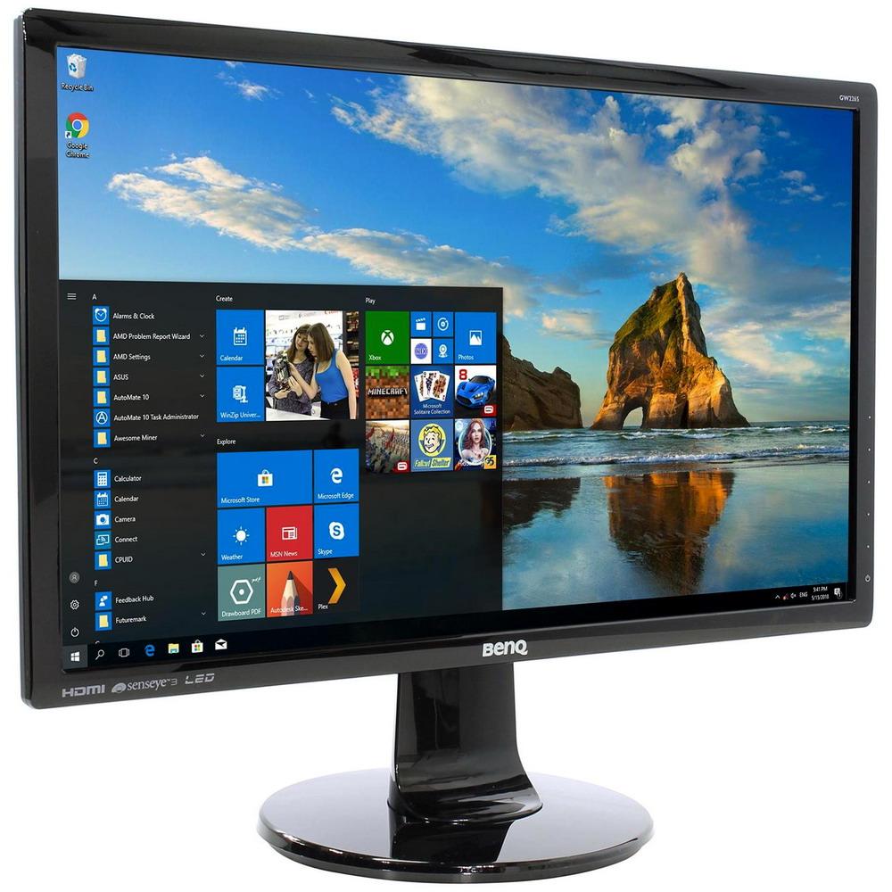 Монітор 22" FullHD 1920*1080 VA Benq GW2265HM LED VGA DVI HDMI MM чорний бв A- Гар.12міс!