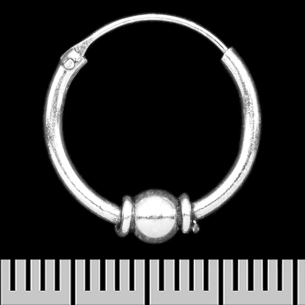 Сережка, кільце з кулькою (eas-168)
