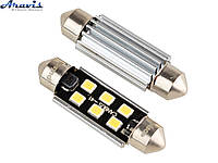 Лампочка светодиодная софитная Pulso LP-41C5W C5W 41мм Canbus 9SMD-2835 12v 2.9W 315lm белая