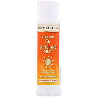 Витамин D Dr. Mercola Vitamin D3 Sunshine Mist 0.85 fl oz 25 ml Natural Orange Flavor z17-2024