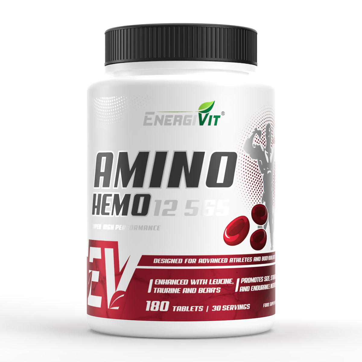 Амінокислоти EnergiVit Amino Hemo 12565 180 таблеток