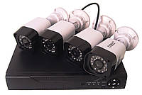 Комплект DVR регистратор 4-канальный и 4 камеры DVR CAD D001 KIT