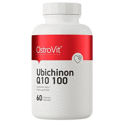 Вітаміни коензим Q10 OstroVit Ubichinon Q10 100 mg (60 капсул.)