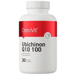 Вітаміни коензим Q10 OstroVit Ubichinon Q10 100 mg (30 капсул.)