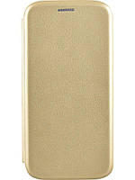 Чохол-книжка для Redmi 6 Pro (золотистий колір) на магніті з відділом для карток