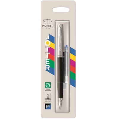 Ручка перова Parker JOTTER 17 Original Black CT FP M блістер (15 616)