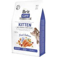 Сухой корм для кошек Brit Care Cat GF Kitten Gentle Digestion Strong Immunity с лососем 400 г (8595602565030)