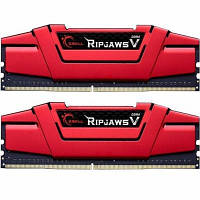 Модуль памяти для компьютера DDR4 8GB (2x4GB) 2400 MHz RIPJAWS V RED G.Skill (F4-2400C17D-8GVR)