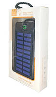 Power Bank 20000 mAh №5 808. Внешний аккумулятор с солнечной панелью и компасом. Зарядное устройство m