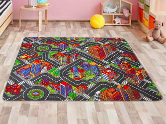 Ковролін Associated Weavers Big City Дитячий ковролін з малюнком дороги Гіпоалергенний ковролін