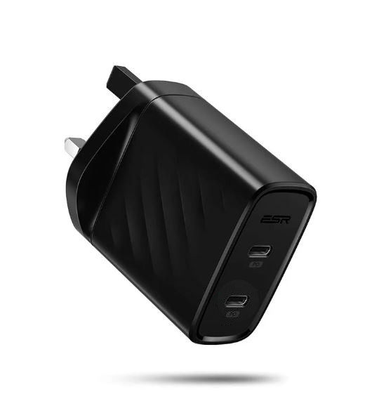 Мережевий З/П із двома портами USB-C(PD) ESR Dual PD Wall Charger 36W