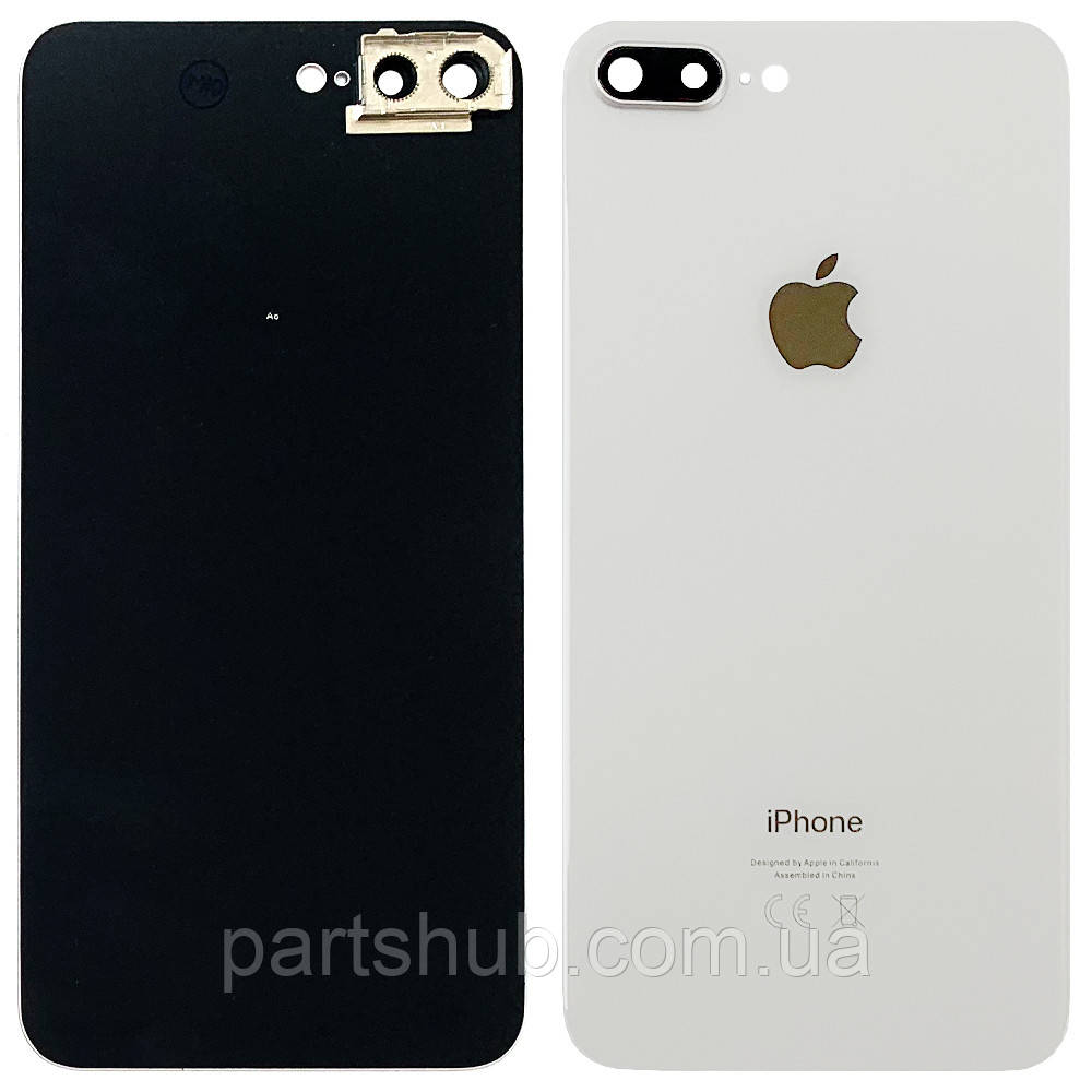 Задня кришка Apple iPhone 8 Plus (біла оригінал Китай зі склом камери), фото 1