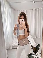 Женская сумка через плечо Marc Jacobs Logo стильная повседневная сумочка маленькая для девушки