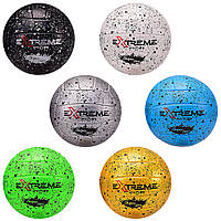 Мяч волейбольный VB2120 (30шт)Extreme Motion, PU, 280 грамм, MIX 6 цветов, сетка+игла в компл.