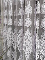 Тюль фатинова корд заввишки 2,8 м. біла, фото 6