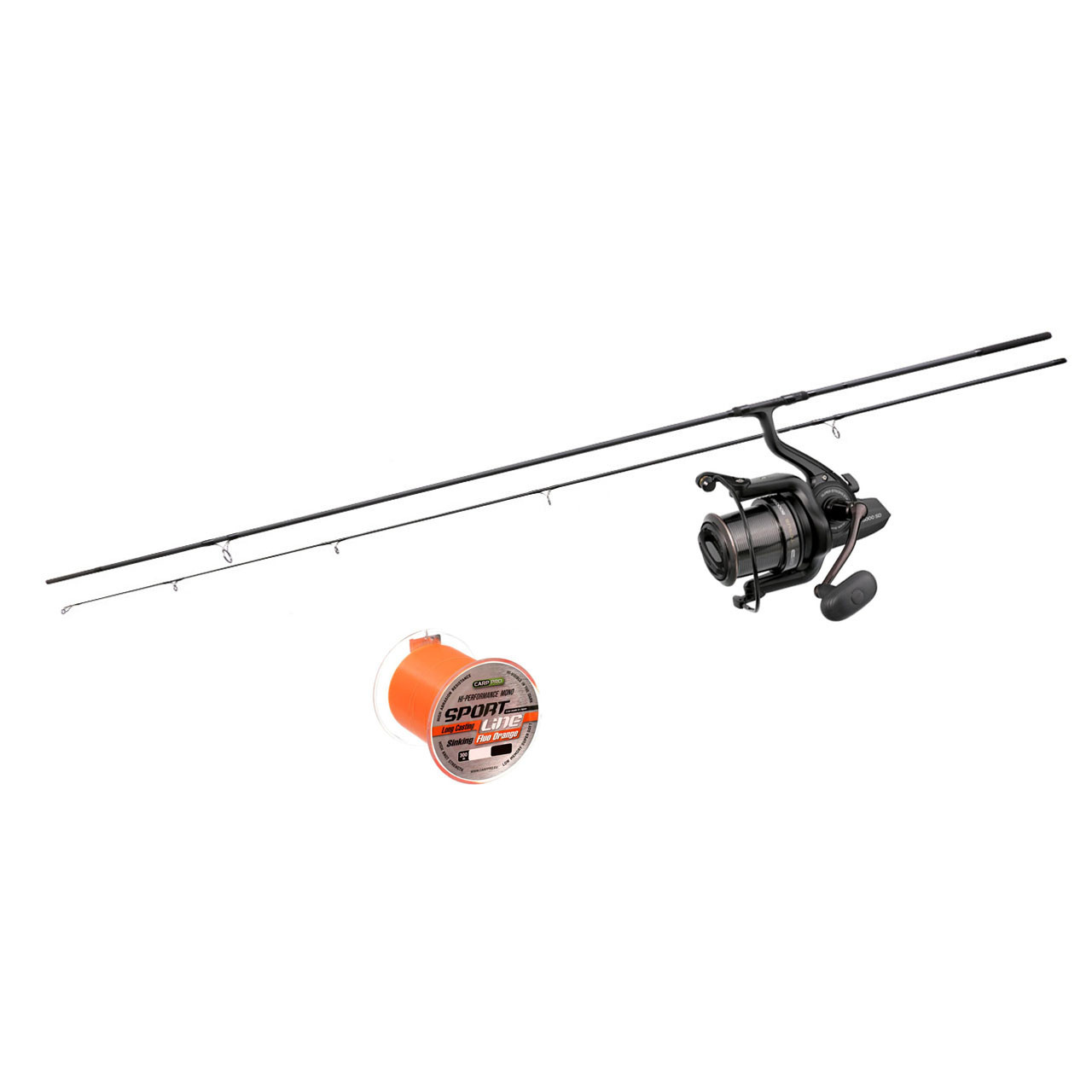 НАБІР НА КОРОПА ВУДЛИЩЕ КОРОПОВЕ CARP PRO TORUS 13' 3.6 M 3.5LB 2-СЕКЦ + КАРПОВА КОТУШКА CARP PRO TORUS 8000S