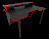 Стіл геймерський "Darrius" 140х92х75 см. Чорний/Червоний, фото 3