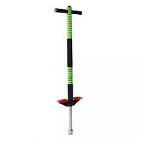 Джампер Пого Стік Pogo Stick (Коник) дитячий чорно-зелений палиця-стрибалка до 40 кг