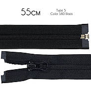 Застібка Блискавка 55см СПІРАЛЬ Тип-5 роз'ємна