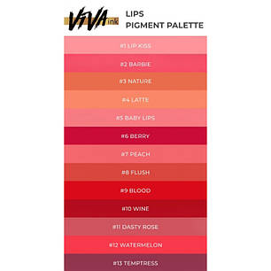 ПІГМЕНТ VIVA INK LIPS#6 BERRY 4 мл, фото 3